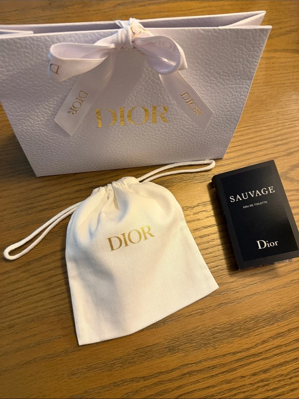 Dior gift bag